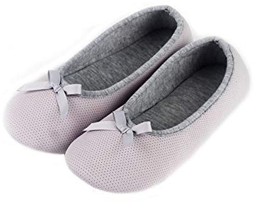 Legou Ballerina da donna in spugna con spugna per ballerina, Grigio adulto, 38.5 EU