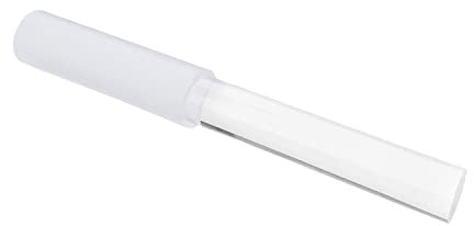 UPCEED Singing Bowl Mallet Clear Acrylic Base Silicone Rubber Striker Mallet for Playing Quartz Crystal Singing Bowl with Bundle Pocket(Clear)