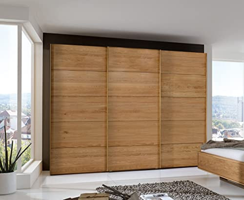 WIEMANN Kiruna Kleiderschrank, Braun, Eiche, Breite 300 cm / 236 cm Höhe
