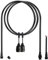 WOODGUILIN Outdoor LED Lichterkette Anschlusskabel Solar Lichterkette LED Lichtkabel mit Stecker/Buchse E27 Lamp Fassung,Kabellänge 6.5 ft,für Partys im Freien,Terrassenbeleuchtung.(2m led Lamp Chain)