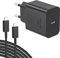 45W USB C Ladegerät GaN Tech Schnellladegerät USB C für Samsung Galaxy S24/S24 Ultra/S24+/S23/S23 Ultra/S23+, Note10+/Tab S8 Ultra/S7, PD 3.0 Ladestecker PPS USB C Netzteil, mit 2M Schnellladekabel