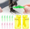 Oruola 12pcs Nadeleinfädler für Nähmaschinen,Einfädelhilfe Nähmaschine,Fischförmigen Einfädler Nadel Threading Tool für Handnähen,Nähen Nähmaschine schnell Nadel Einfädeln Gelb Grün Rosa
