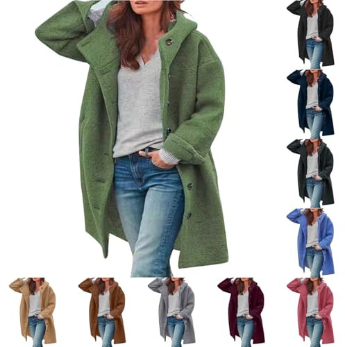 Teddy Jacke Dame Wintermantel Weiss Damen Frauen Mantel Mäntel Frauen Warme Winterjacke Damen Gefüttert Damen Wintermantel Beheizbare Winterjacke Damen Mantel Damen Oversized