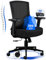 Blue Whale Big and Tall Bürostuhl 200KG, Ergonomischer High Back Computer Schreibtischstuhl für Schwarze Menschen mit Heavy Duty Metall Base Mesh Chair