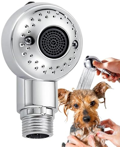 Hunde-Duschkopf-Aufsatz – Katzenwaschduschkopf | Handbrause für Hunde zur Fellpflege | Badesprüher für -Spa, Waschen und Baden | Badezimmer-Duschkopf | Reinigungsmittel | -Duschsprüher