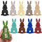 10 STK Ostern Geldgeschenke Set, Osterhasen Geldgeschenke Verpackung, Lustige Ostern Hasen Kreative Osterdekorationen aus Filz Geldklammern für Geschenke Tischdeko(Bunt)
