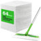 Ryichliho 120 paños de Limpieza en seco, compatibles con Swiffer Sweeper, recambios de Plumero Desechables, Almohadillas para Fregar y Limpiar el Suelo para una Limpieza rápida y fácil