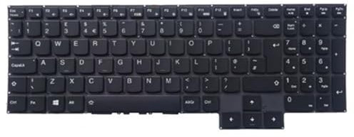 fqparts Teclado portátil para For Lenovo For Legion 5 17ACH6H 5-17ACH6 5-17ARH05H 5-17IMH05 5-17IMH05H 5-17ITH6 Negro UK Edition