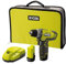 Ryobi 5133001802 2-Gang Akku-Kompaktschrauber Typ R12DD-LL13S, 12 V, Schwarz, Gelb