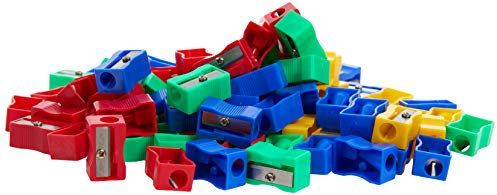 Hainenko Plastic Pencil Sharpeners - Assorted (Pack of 100)