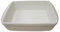 Fuente Servir CAZUELA Cuadrada Mediana Porcelana Blanco