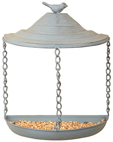 Fallen Fruits FB399 Ltd Vogelfutterstation, Metall, Grau