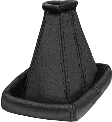 Schaltsack für Ford Mondeo MK3 (bis 2003) - Bj. 2000-2003 - aus echtem Leder - Schwarz - Schaltmanschette - Manschette für Gangschaltung - Schalthebelmanschette für Schaltgetriebe - Echtleder A0011