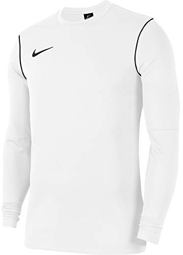 Nike Park20 Crew Top Sweatshirt Mixte Enfant, White/Black/(Black), FR : S (Taille Fabricant : S)