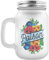 Deadly Detox Poison Frosted Drinking Glass Einmachglas Weiß