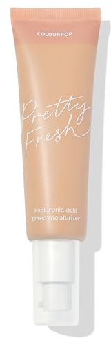 ColourPop Pretty Fresh Tinted Moisturizer - Hydrating Skin Tint with Lightweight Coverage - Formulated with Hyaluronic Acid & Coconut Water for Healthy-Looking Skin - Light 8N (1.45 oz)