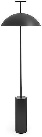 Kartell Lampada da Terra 5 W, Nero