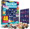 XXTOYS Kit de 48 Minerales y Piedras Preciosas Naturales, Caja de Juegos, Regalo Científico de para Niños de 6 a 12 Años