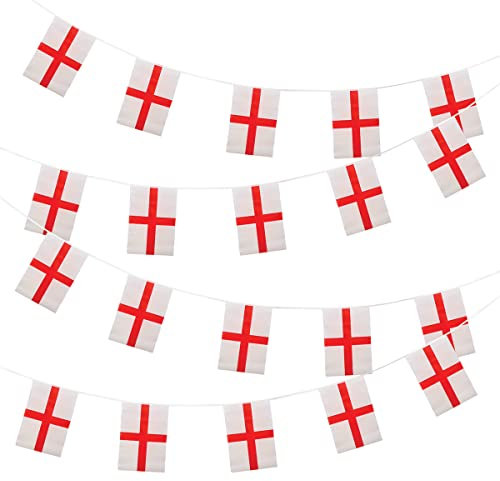 Banderines de Inglaterra -20 banderas 31 x 20 cm/10 m