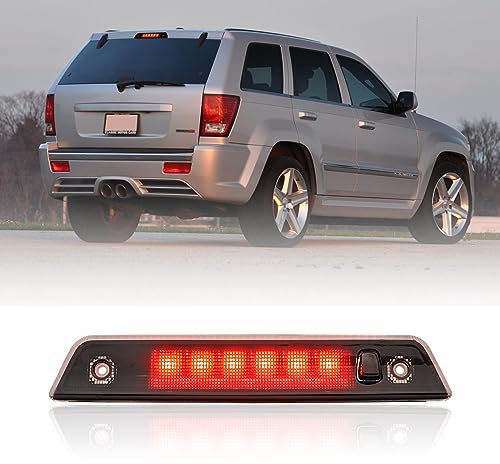 njssjd 1 x LED-Bremsleuchte, kompatibel mit J.eep Grand Cherokee WH CHMSL hinten mittig hoch montiert, dritte Bremslicht