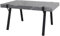 Mendler Esstisch HWC-L54, Tisch Küchentisch Esszimmertisch, Industrial Metall 150x90cm - Marmor-Optik grau