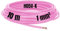 Kalitec 10 Meter H05V-K 1 mm² rosa Verdrahtungsleitung I Aderleitung flexibel I PVC Einzelader I Litze 1mm2 I Verdrahtung feindrätig I Einzelleitung I Kabel eindrähtig I Schaltdraht