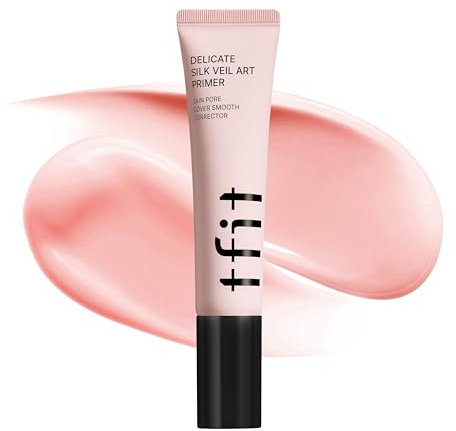 TFIT Delicate Silk Veil Art Primer – Koreanisches Make-up, porenloser, matter Make-up-Primer für fettige Haut (leicht, feuchtigkeitsspendend), Porenfüller, 1,01 FL. Oz.
