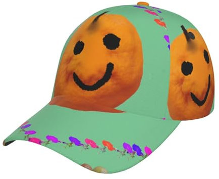 Smiley Citrus Trendige Trucker Hüte - vielseitig verstellbare Baseballkappen mit - atmungsaktiv, leicht, strapazierfähig und sonnenschützend - schwarz, Schwarz, Einheitsgr��e