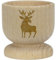 Eierbecher Elch-Silhouette aus Holz (EC00025485)