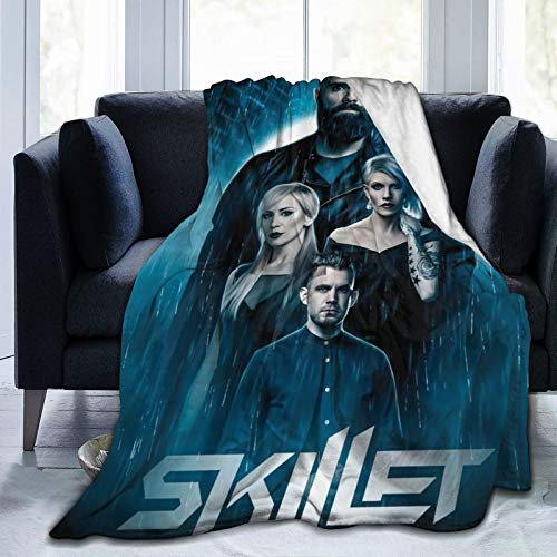Sk-Il-Le-T superweiche, gemütliche Flanell-Fleece-Decke, für alle Jahreszeiten, leichte Überwurfdecke für Couch, Bett, Sofa