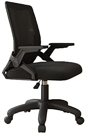 Drehstuhl, Bürostuhl, Computer-Schreibtischstuhl, höhenverstellbar, für Damen und Erwachsene, mit Verstellbarer Armlehne, Dicker, bequemer Computer