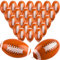 Restroma 20 Pack Inflatable Rugby Ball Blow up Footballs Beach Balls Large Inflatable Rugby Football for Summer Pool Beach Party Birthday Gifts