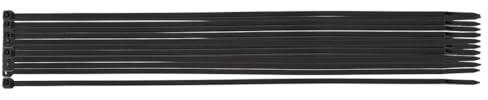 NEO TOOLS Nylon Kabelbinder Schwarz Set 20 Stück 300 mm x 3.6 mm - Stark Kabelbinder mit 30 kg Zugfestigkeit - UV-Beständig - Innen- und Außenbereich Verwendet - Wetterfest - Verschiedene Größen