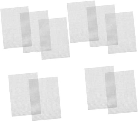 OSALADI 10feuilles Patch Auto-adhésif De Réparation Écran De Fenêtre Kit De Patches Pour Réparer Moustiquaires Et Rideaux De Porte Dimensions Facile à Utiliser Résistant Et