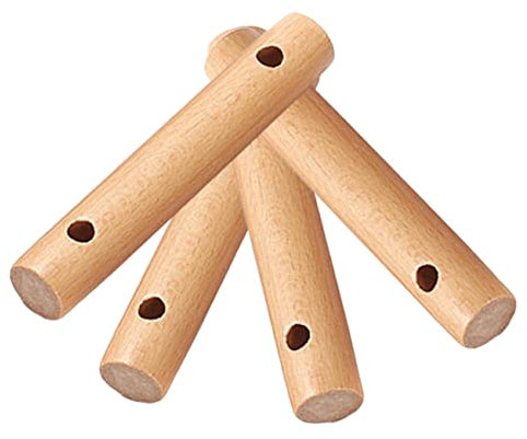 YARNOW 4stücke Teiliges Leichte Holzseilspanner Multifunktionale Stabile Zeltschnallen Wetterfeste Seilbefestiger Für Camping Picknick Und Outdoor-aktivitäten