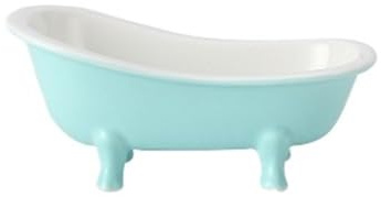 LSYHHXC Kreative 3D MINI Badewanne Cocktail Glas Keramik Smoothies Tassen Bar Charms Sorbet Behälter Becher Milchshake Kaltgetränk Gläser(Green)