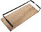 CANIGHT Étagères Flottantes en Bois À Double Couche Porte-Serviettes Organisation De Salle De Bain Décoration Fonctionnelle Et Élégante