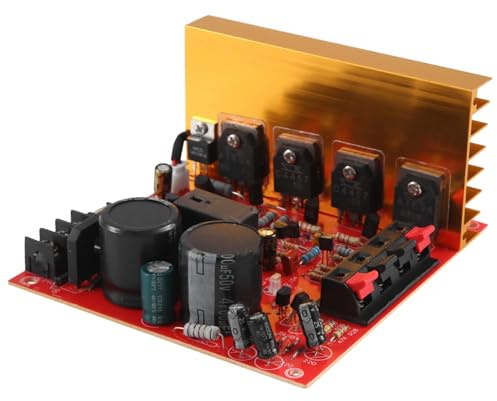 Cpolebev Leistung VerstäRker Audio Board 180W + 180W 2.0 Kanal FET Lautsprecher VerstäRker Sound VorverstäRker Dual AC18V-26V mit LüFter