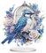CAYUDEN Diamond Painting Tischdeko, DIY Diamond Painting Erwachsene 5D Elster Diamant Malerei Stehend Kunst Set Diamant Painting Tisch Deko Diamant Malerei Ornamente für Dekoration, Geschenk