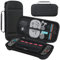 RAIALL Carrying Case for Nintendo Switch 2 (2025), Protective Hard Shell Case with 5 Game Card Slots, Portable Travel Cover Shell Pouch for Switch 2 Console, Charger, Joy-Con Controller, Black