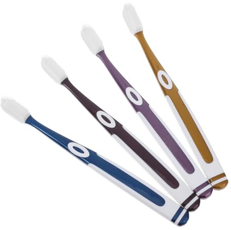 ELAYARD Spazzolini da denti flessibili in silicone per adulti ricambi morbidi e portatili di colori assortiti pulizia gengive e smalto dentale