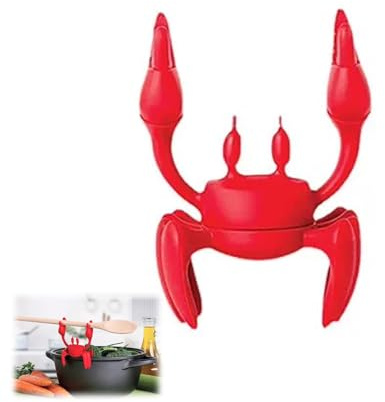 Lobster Silicone Utensil Rest, Funny Spoon Rest for Stove Top, Heat Resistant, Non Slip Spoon Holder, Kitchen for Cooks