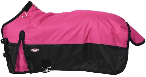 Tough 1 Polar 600D wasserdichte Poly-Fohlendecke für Fohlen, Pink, groß