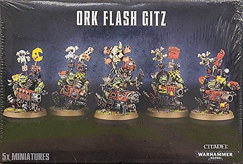 Games Workshop Warhammer 40k - Ork Flash Gitz, Schwarz