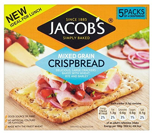 Jakobs Knäckebrot - Mischkorn (5 Pro Packung - 190G)