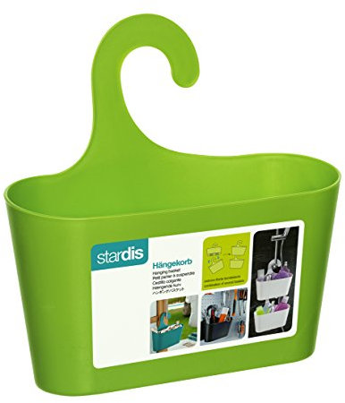 stardis Panier de Douche Vert Citron avec Crochet Bain accrochable pour Tout Avoir «à portée de Main» Universelle Caddy