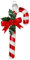 Dekohelden24 Lauschaer Christbaumschmuck - Zuckerstange, aufwendig handdekoriert, ca. 9,5 cm