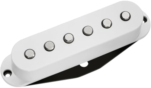 DiMarzio DP 402W Virtual Vintage Blues, Stacked Hum Canceling Strat, E-Gitarren Tonabnehmer, Weiß