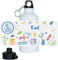 Eurofoto Trinkflasche mit Namen Emil und 1. Klasse-Motiv für Jungen, aus Aluminium