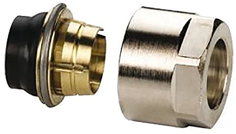 Logafix Klemmverschraubung KLV15, 3/4x15mm vernickelt | 2 Stück